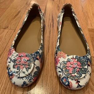 Tory Burch Floral Ballet Flats